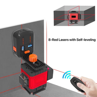 Saker® 3-in-1 Wall-Mountable Laser Level Pro