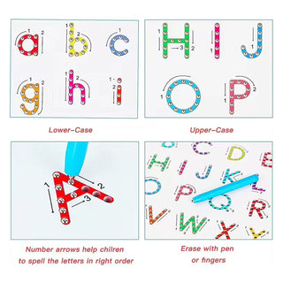 Saker 2-in-1 Double Sided Magnetic Alphabet Edition