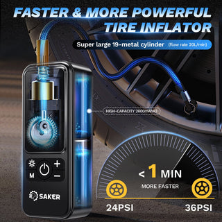 SAKER® Multi-function 4-in-1 Tire Inflator