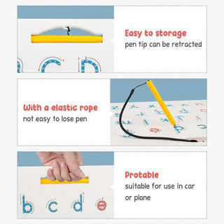 Saker 2-in-1 Double Sided Magnetic Alphabet Edition