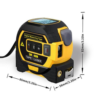 SAKER Portable 3-in-1 Infrared Laser Tape Measuring