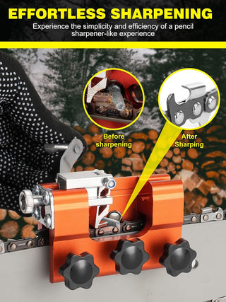 SAKER® Multipurpose Portable Chain Saw Blade Sharpener