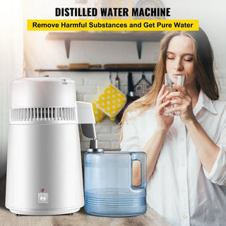 SAKER® Newest 4L Medical Pure Water Distiller