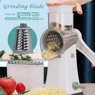 SAKER® 5 in 1 Rotary Cheese Grater Shredder