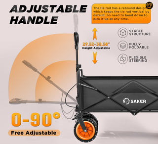 SAKER® Electric Folding Wagon