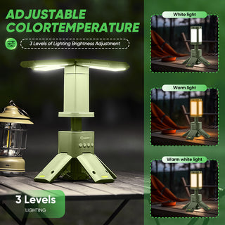 SakerPlus Retractable Windproof Camping Lantern