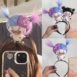 Sank Cute Stuffed Doll Shape Hairband