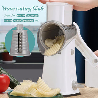 SAKER® 5 in 1 Rotary Cheese Grater Shredder