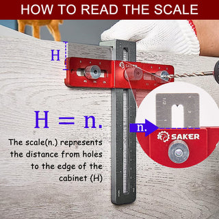 Saker Cabinet Hardware Doweling Jig