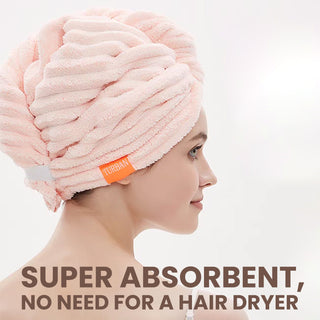 SAKER® Coral Fleece Hair Drying Cap