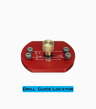 SAKER Aluminum Alloy Hinge Boring Drill Guide Jig