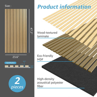 SAKER® Soundproof Panel,2 Panels