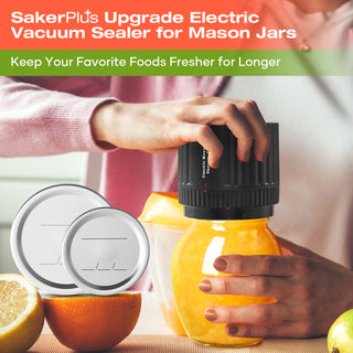 SakerPlus Electric Vacuum Sealer for Mason Jars