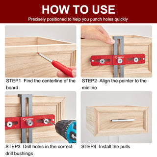 Saker Cabinet Hardware Doweling Jig