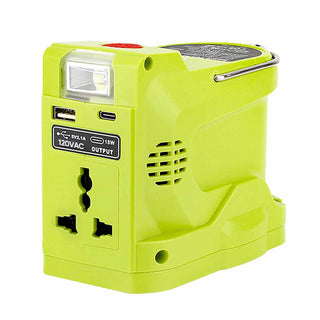 200W Power Inverter for Dewalt/Makita/Milwaukee/Ryobi 18-20V to 120V Adapter