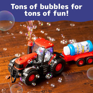 Sank Bubble Blowing Farm Tractor Toy Truck