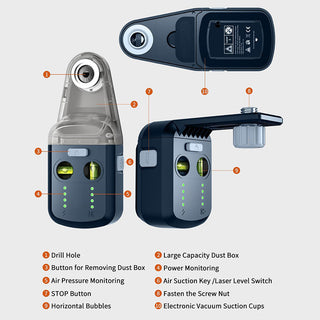 Saker® 3-in-1 Wall-Mountable Laser Level Pro