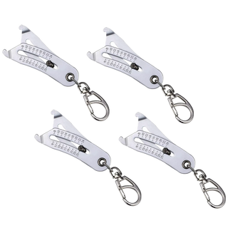 SAKER Bolt Size Checker Keychain